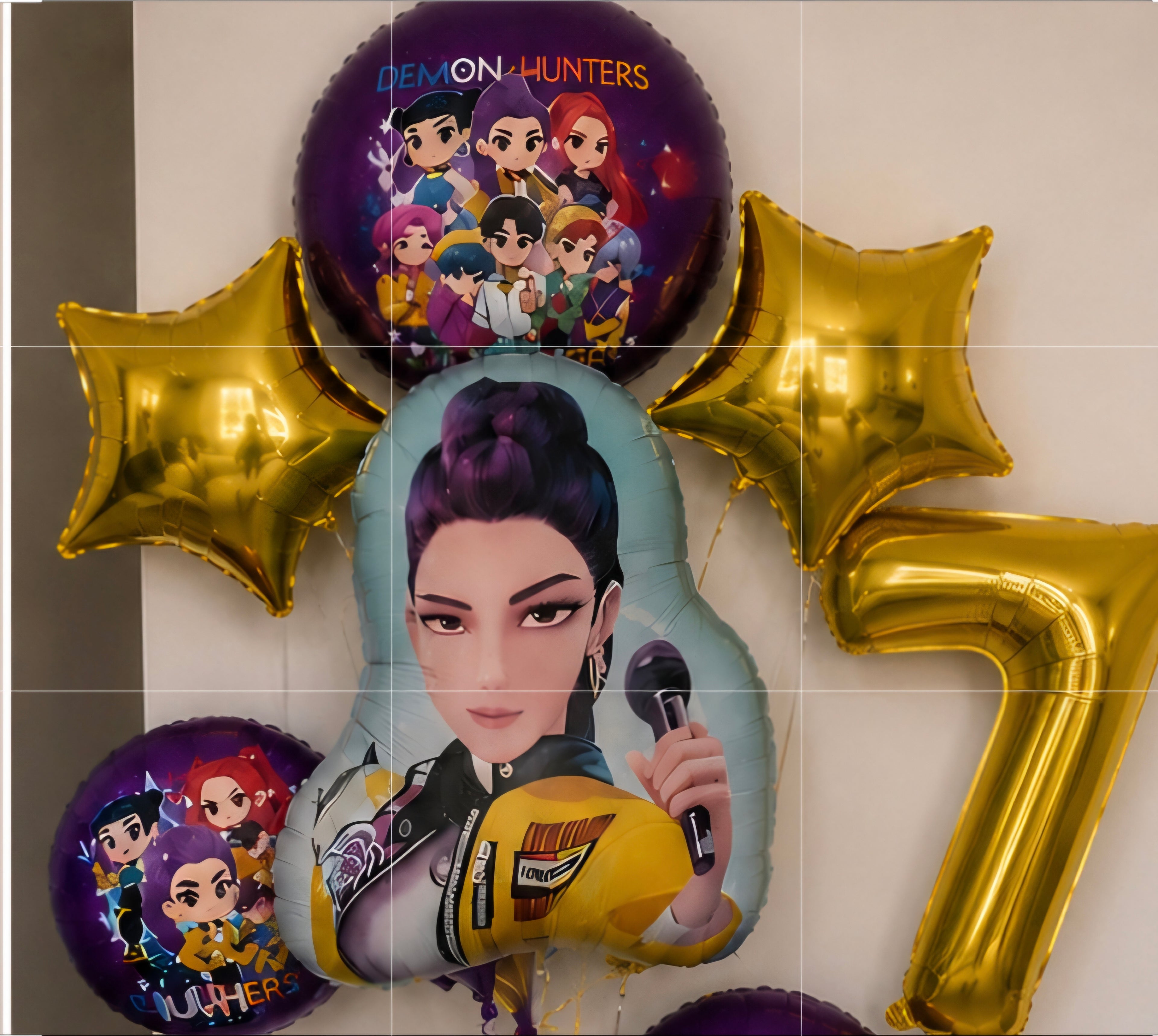 Lot ballons 7 ans Kpop demon hunter